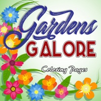 Gardens Galore Coloring Page Designs