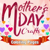Mother's Day Crafts Coloring Page Designs