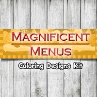 Magnificent Menus Coloring Kit