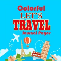 Colorful Let's Travel Journal Designs