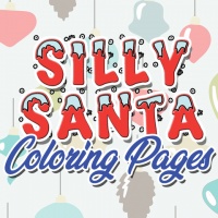 Silly Santa Coloring Page Designs