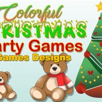 Colorful Christmas Party Games Page Designs