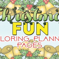 Christmas Fun Coloring Planner Designs