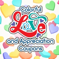 Colorful Love & Appreciation Coupons