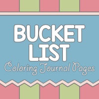 Bucket List Coloring Journal Designs