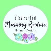 Colorful Morning Routine Planner Designs