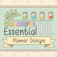 Colorful Essential Oil Planner Designs