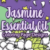 Jasmine Essential Oil Coloring Page Designs