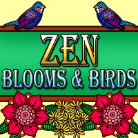 Zen Blooms & Birds Coloring Page Designs