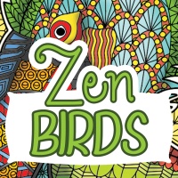 Zen Birds Coloring Page Designs