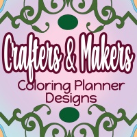 Crafter's & Maker's Coloring Planner Designs