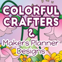 Colorful Crafter's & Maker's Planner Designs