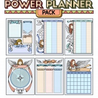 Colorful Power Planner Pack - Angel Guides