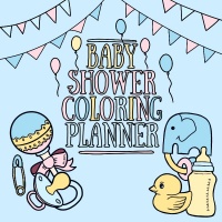 Baby Shower Coloring Planner Designs