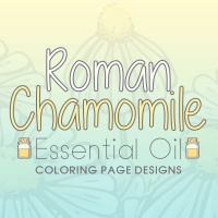 Roman Chamomile Essential Oil Coloring Page Designs