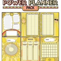 Colorful Power Planner Pack - Sunshine