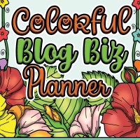 Colorful Blog Biz Planner Designs