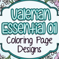 Valerian Essential Oil Coloring Page Designs