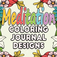 Meditation Journal Coloring Page Designs
