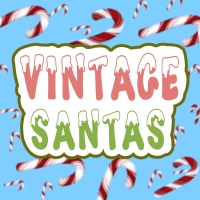 Vintage Santas Coloring Page Designs