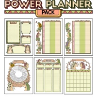 Colorful Power Planner Pack - Porcupines