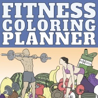 Fitness Coloring Planner Designs