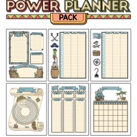 Colorful Power Planner Pack - Pirates