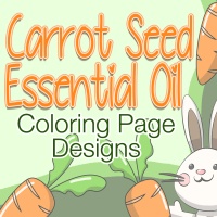 Carrot Seed Essential Oil Coloring Page Designs