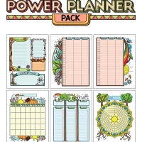 Colorful Power Planner Pack - 4 Seasons