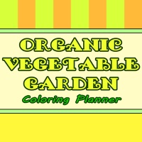 Organic Vegetable Garden Coloring Planner Designs
