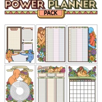 Colorful Power Planner Pack - Twin Flame