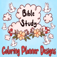 Bible Coloring Planner Designs