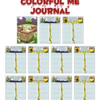 Colorful Me Journal - Plants & Bees