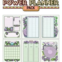 Colorful Power Planner Pack - Comfrey Apothecary