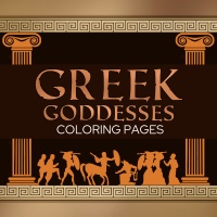 Greek Goddesses Coloring Page Designs