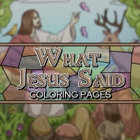 What Jesus Said Coloring Page Designs