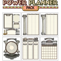Colorful Power Planner Pack - Greek Architecture