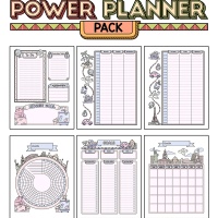 Colorful Power Planner Pack - Travel