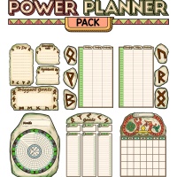 Colorful Power Planner Pack - Runes
