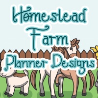 Homestead Farm Coloring Planner Designs
