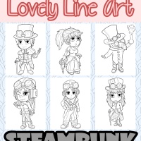 Lovely Lineart - Steampunk