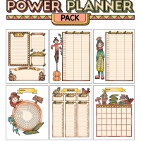 Colorful Power Planner Pack - Scarecrows