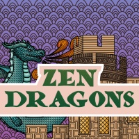 Zen Dragons Coloring Page Designs