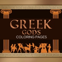 Greek Gods Coloring Page Designs