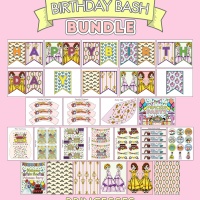 Colorful Birthday Bash Bundle - Princesses