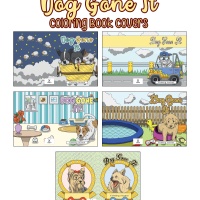 Dog Gone It Coloring Book Covers
