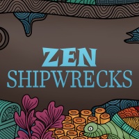 Zen Shipwrecks Coloring Page Designs