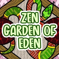 Zen Garden of Eden Coloring Page Designs