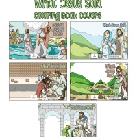 What Jesus Said Coloring Book Covers