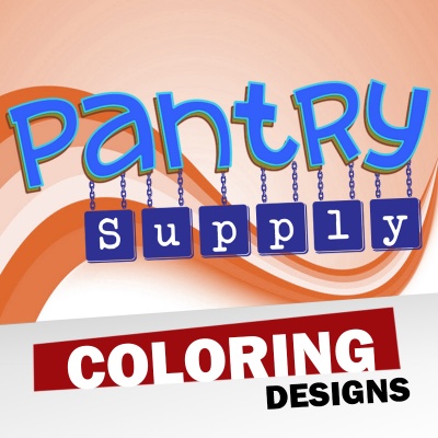 Pantry Supply Coloring Journal Designs